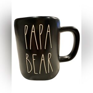 Papa Bear Black Mug New No Tags